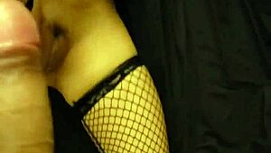 Petite Latina couple in lingerie does POV foot fetish worship then rough hardcore creampie closeup fuck