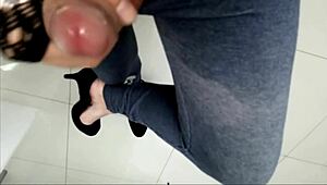 anal sex friend t r v discovers me in the bathroom with my toy and breaks my ass with her big cock big ass and busty latina brunette