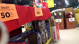hidden cam catches two moms shopping candid curves