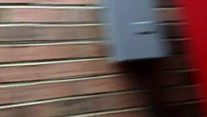 hidden cam catches two moms shopping candid curves