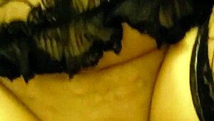 Petite Latina couple in lingerie does POV foot fetish worship then rough hardcore creampie closeup fuck