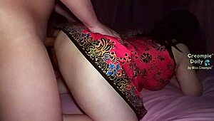 thai beauty gets creampied on bed 😍💦🔥