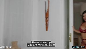 sara retali sneaks rough fuck with stepbro before heading to the party