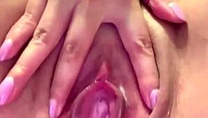 I rub to double squirt orgasm