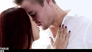 super hot redhead paula shy craves my deep cock ride