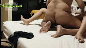 pinay nursing student gets her tight shaved pussy licked and fucked quickie cowgirl 😈💦