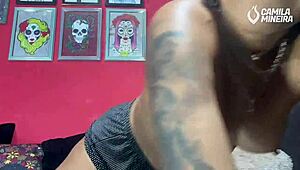 would you devour this creamy latina ebony teen's fat ass and big booty?