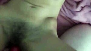 old stepdaddy 😍 licks her tight virgin pussy then fucks raw with condom cums inside petite 18+ teen!