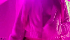 artemisia love's huge tits bounce during hot cigarette fetish smoke!!