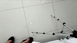 anal sex friend t r v discovers me in the bathroom with my toy and breaks my ass with her big cock big ass and busty latina brunette
