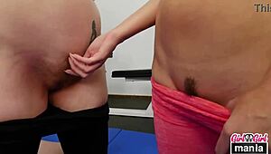Alix Lovell Sweats Through Sensual Lesbian Workout Licks