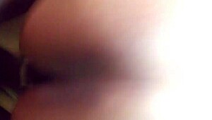 Old mature chick bends over hood for young hard dick