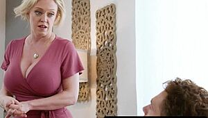 Mommys boy catches hot milf dee williams for anal