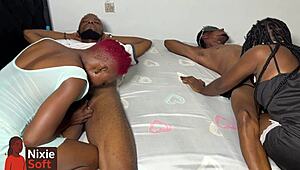 our neighbors joined us for a foursome fuck