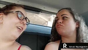 natasha talks dirty in car during interview