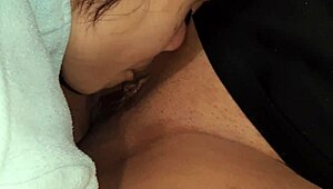 i teach my girlfriend cunnilingus step by step with russian dirty talk