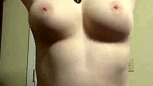 tomboy does striptease and fingers till she squirts hard