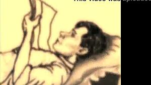 Vintage silent films from antique era