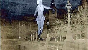 Vintage silent films from antique era