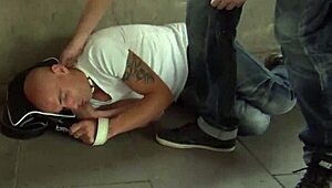Mature japanese gets shaved creampie after blowjob