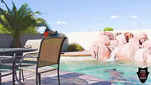 rome major meets helena price poolside
