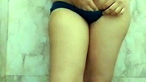 Hotty girlfriend fingering her tight pussy while talking dirty