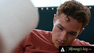 Mommys boy catches hot milf dee williams for anal
