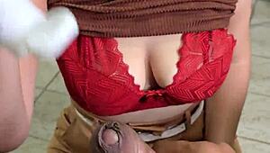 nasty secretary jerks so much boss cum in sailor outfit