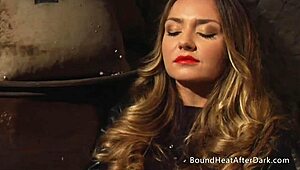 bent over slave licks madames wet pussy
