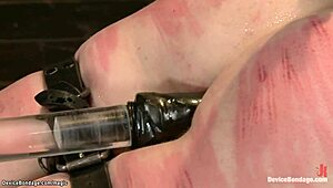 Chained Blindfolded Slave Vibrated Hard