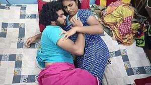 Horny indian bhabhi seduces neighbour for rough romance in dorm 😏