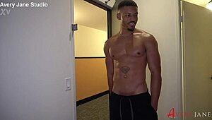 curvy ebony slut takes rough anal pounding with creampie finish