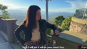 If you come second to this mountain - youll be walking around with cum on your face in front of people - crazy public cumwalk