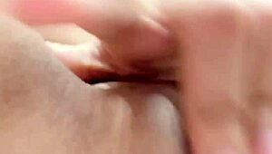 innocent tender girl fucks her tight pussy