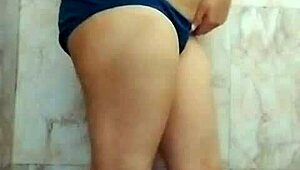 Hotty girlfriend fingering her tight pussy while talking dirty