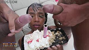 p-sluts vol 61 starring sweet teen 18+ brittany taylor celebrates her 20 th birthday assfucked by 1 2 3 4 guys and then gangbanged by all 5 with dp puk3 and piss drinking