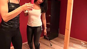 Canvas of shame by mistress Mera and lady G