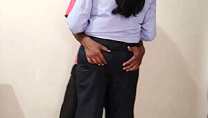 desi girl skips school and gets it on with principal in hotel with hindi audio