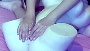 hermanastra proposes threesome with tantaly doll and creampie