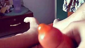 Desi transexual masturbates and cums indian shemale