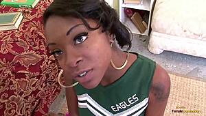 Black queen crushes his ego using humiliation and ballbusting
