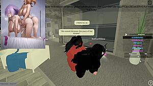 Moth gets drilled by huge futa cock deep