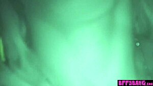 Military teen caught and fucked big cock outdoors
