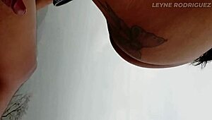 Caught outdoors huge amateur compilation of this hot latina petite 18 having public sex