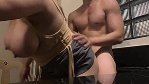 Fucking on work is different for chubby asian student