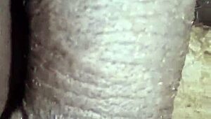 bigblackie shaves and masturbates with big black dick