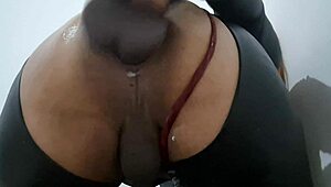 fat ass shemale noisy cumfarts after bbc ride