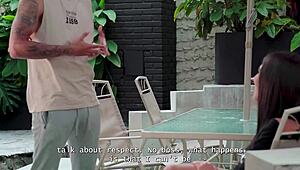 stepbrother fucks me outdoors after breakup with bigger dick