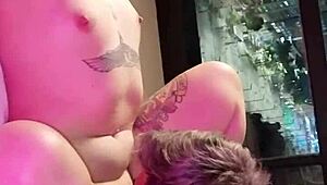 free rough anal with my gothic girlfriend