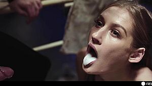 paranormal spirit freezes tiffany tatum for blowjob